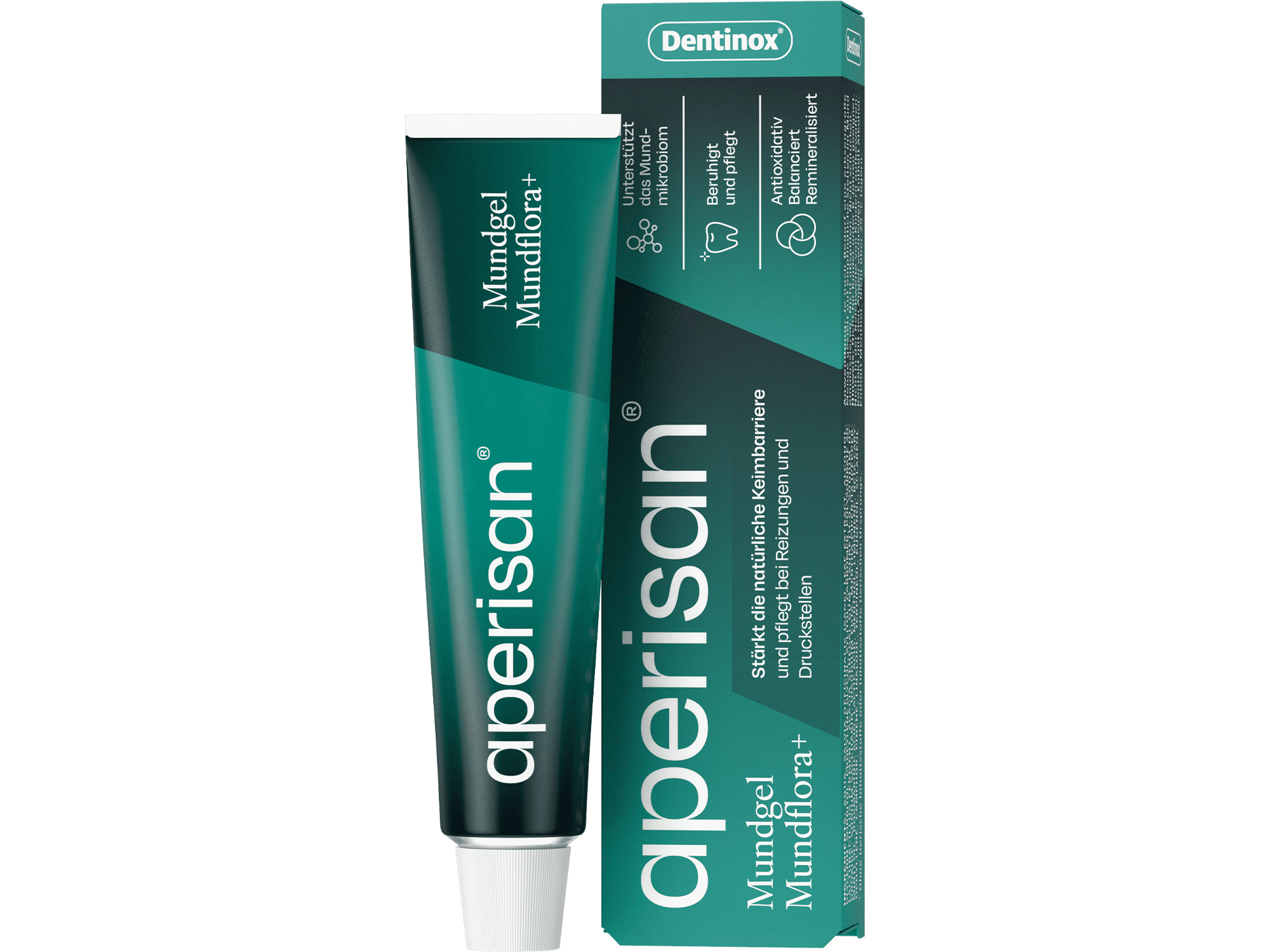 Aperisan Mundgel Mundflora+ Composing Packshot